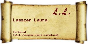 Lasszer Laura névjegykártya